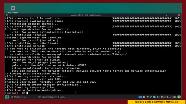 Manjaro / Arch - Setting up MariaDB On Manjaro 21.2.0 Linux смотреть онлайн