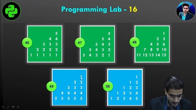 Star Patterns Python Program #17 | Star Patterns python playlist