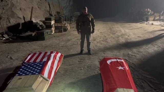 видео передачи тел погибшего в Артемовске гражданина США Николаса Меймера и гражданина Турции