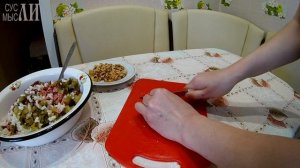 Быстрый салат из фасоли / Простые рецепты.