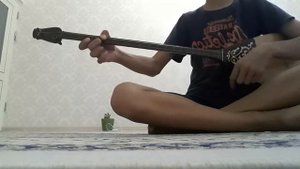 Гимн Казахстана на домбре