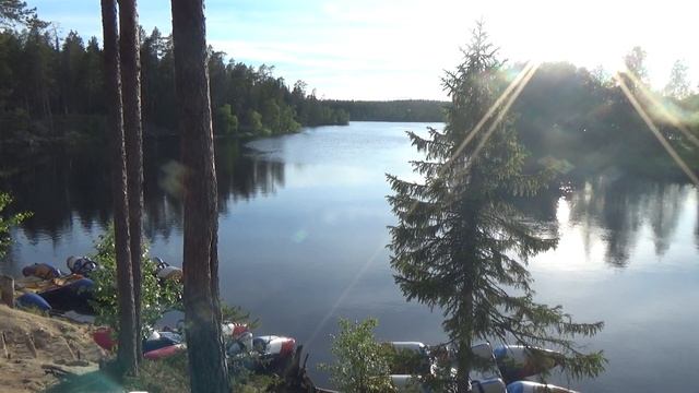 Карелия отличное место для дневки. Река Чирка Кемь смотреть онлайн