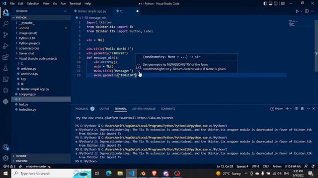Making a simple UI application with Python tkinter (read description) смотреть онлайн