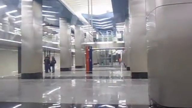 Открытие станции метро "Деловой центр" (часть 1)