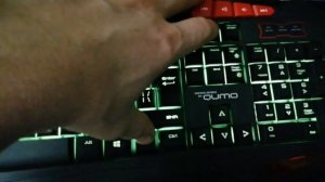 Как поменять подсветку на игровой клавиатуре Qumo.