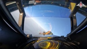 Боевая работа экипажей Су-35 ВКС России