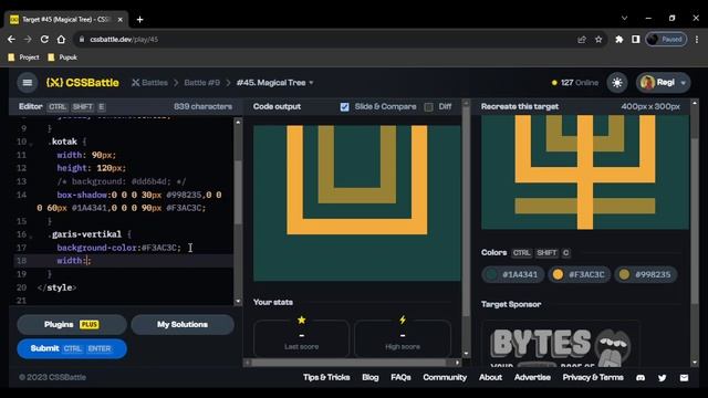 Coding challenges | Membuat desain Magical Tree dengan menggunakan css #magicaltree