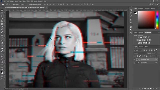 How to Create a Glitch Effect in Photoshop | Photoshop Tutorial смотреть онлайн