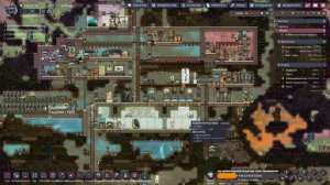 s33ep07 Цикл 348+ Кухня, Морозильник для еды, Воронка холодного пара, Нефть - Oxygen Not Included