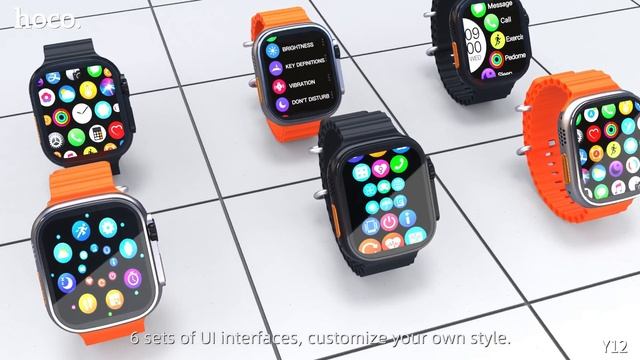 HOCO Y12 Ultra | Smart Watch | I Watch Call version | Stronger! Smart Sport Watch | #ultrasmartwatc смотреть онлайн