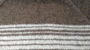 Мужской свитер спицами. Часть №4