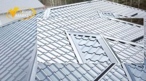 Металлочерепица Kamea Satin Grand Line RAL 9005.