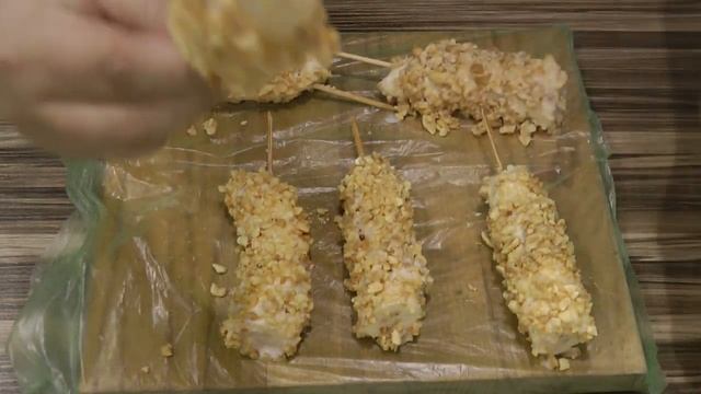 Бананово ореховое эскимо! Десерт из банана и орехов своими руками!