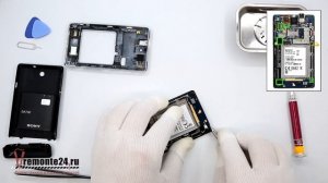 How to disassemble ? Sony Xperia E C1505, Take Apart, Tutorial