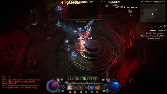 Diablo 4 Season 3 - Charged Bolt Sorcerer Clears Vault UNDER 2 minutes смотреть онлайн