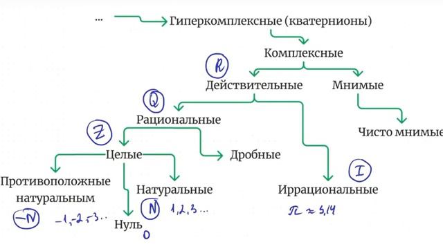 ЧИСЛОВЫЕ МНОЖЕСТВА | Иерархия чисел в математике