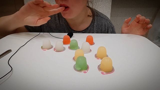 АСМР мукбанг | Фруктовое желе / ASMR mukbang / Fruit Jelly смотреть онлайн