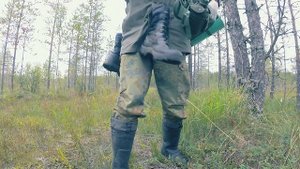 Одиночный поход, тайга, ночевка в лесу