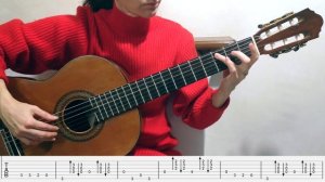 I WALK THE LINE Fingerstyle Guitar Tutorial with Full On-Screen TAB - Johnny Cash