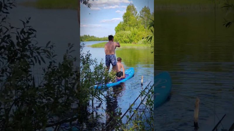 Как быстро накачать SUP #sup #мастерhouse #отдыхнаприроде