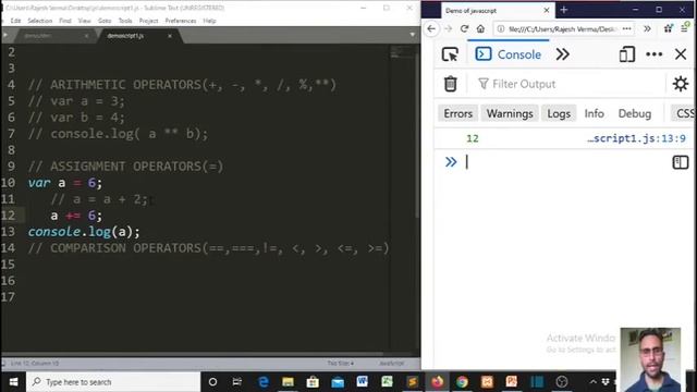 WHAT IS OPERATOR | WHAT IS ARITHMETIC AND ASSIGNMENT OPERATOR -JAVA SCRIPT-PART-5(A)
