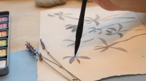 Chinese Brush Painting | Orchid Flower Drawing Step by Step