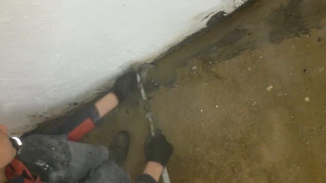 Инъектирование с целью гидроизоляции.