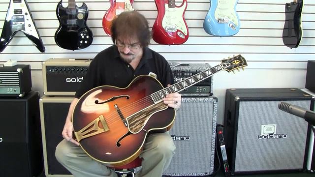 1947 Gibson Super 400 Kenny Rardin solidbodygutar.com смотреть онлайн