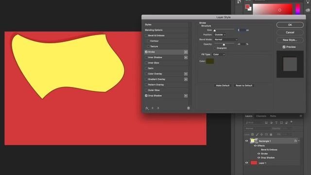 PhotoShop уроки / #2 - Панель эффектов