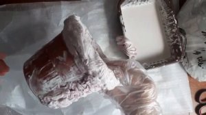 Декор старого цветочного горшка своими руками.