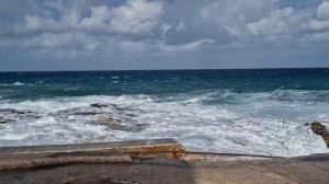 Мальта.Шторм на Средиземном море.Релакс видео.10 интересных фактов о Мальте.Еда на Мальте.Жарим рыб