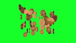 Green Screen bitcoin, satoshi Chroma Key & Футаж хромакей Биткоин, сатоши