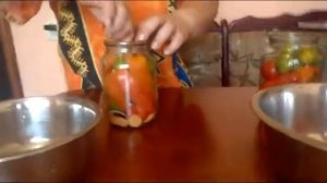 Маринованные помидоры "Черри" с болгарским перцем. Marinated tomatoes "Cherry" with sweet pepper.