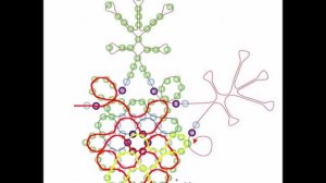 Снежинка из бисера "Очаровательные кисточки" (плетем снежинку из бисера) Анимация-схема