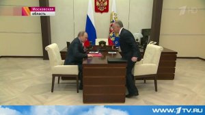 Президент России Владимир Путин провёл рабочую встречу с директором ФСКН Виктором Ивановым
