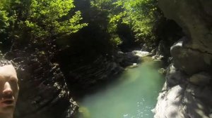 Каньоны и водопады река Западный Дагомыс приток Глубокая Балка Сочи (1)