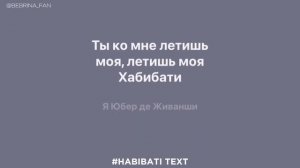 ПОШЛАЯ МОЛЛИ И HOFMANNITA #HABIBATI ТЕКСТ ПЕСНИ