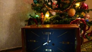 Каминные часы Янтарь 1974 год