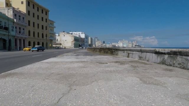 Walking Malecón, Havana, Cuba 4K