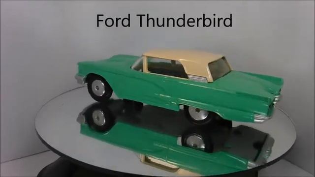 Ford Thunderbird Hardtop - Corgi Toys 214 - issued 1959 - diecast restoration смотреть онлайн