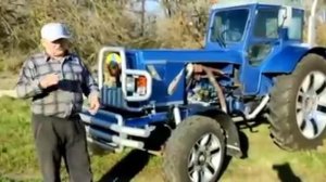 Трактор Т-40, 90 км/час, подробности на канале Павел Ивашина