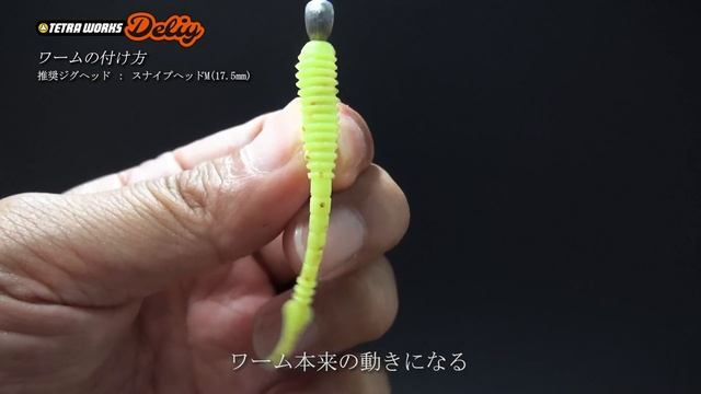 [初心者アジング] ワームの付け方＆アクション「TETRA WORKS デリー」 смотреть онлайн