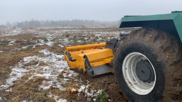 Ротоватор Suokone Mericrusher MJS-241 STG на базе трактора ХТЗ-150. Ввод земель в сельхозоборот