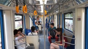 Новый метропоезд "Москва" на Филевской линии | New subway "Moscow"