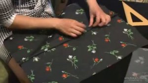 Сметывание юбки для примерки