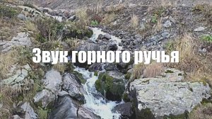 Звук горного ручья l Шум воды l Звуки природы