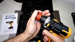 ШОК! Что с посылкой? Шуруповерт DEKO DKCD20FU-Li 20V SET 3 со съемным патроном + оснастки 13 шт. Ч.