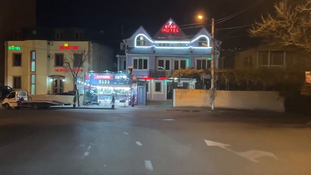 Тбилиси. Из Авлабара в Исани, а затем на ул. Богдана Хмельницкого. Ночной рейс по городу. смотреть онлайн