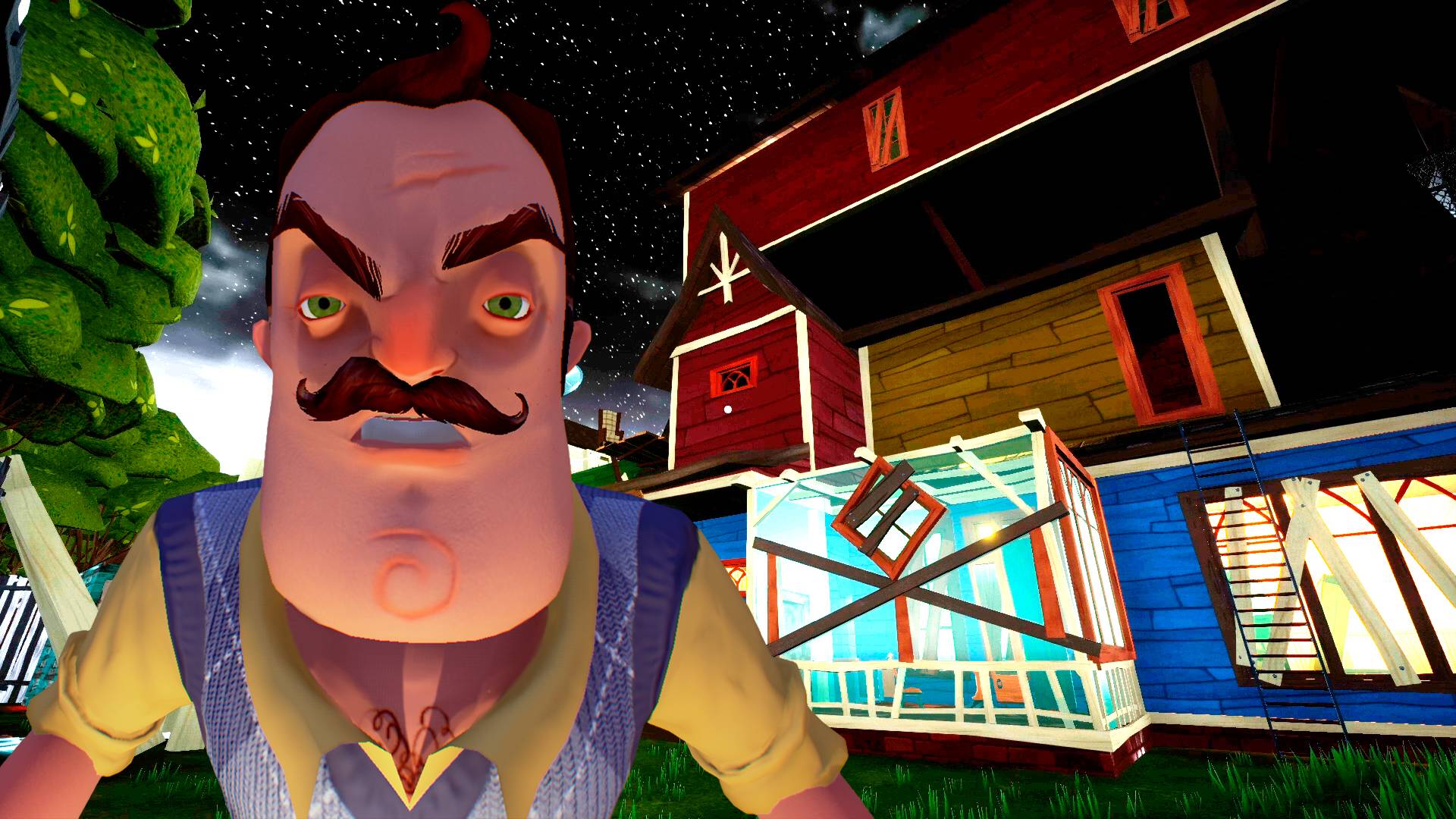 Сосед в новом трейлере hello neighbor