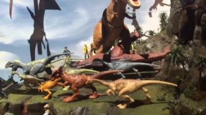 Mattel SDCC 2018 - Jurassic World Diorama Video Walkthrough